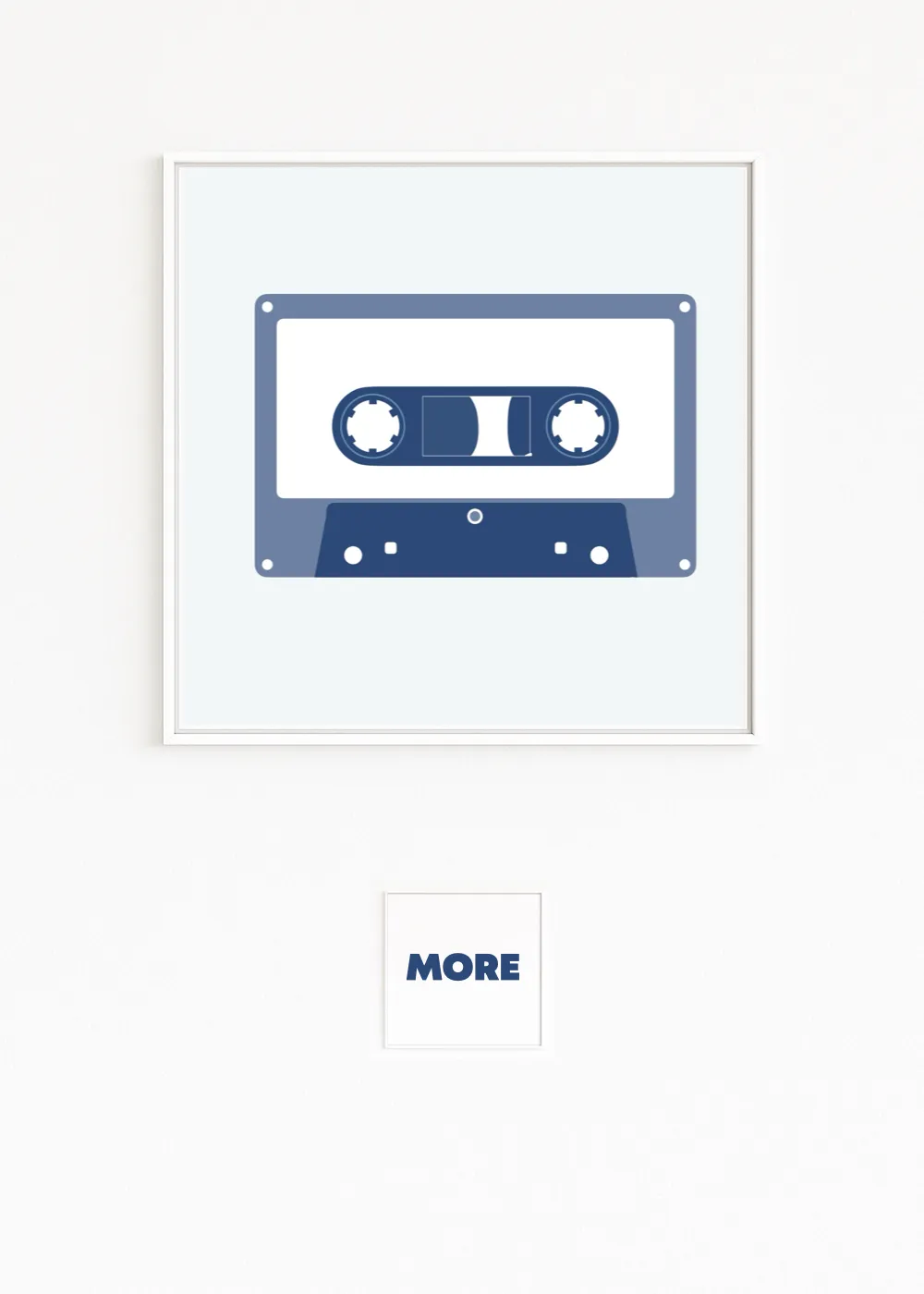 Online direkt vom Künstler kaufen. Tape: Eine Kassette als Kunst: Retro, reduziert und tiefblau – ein Stück Musikgeschichte im Quadrat. Christof Hintze