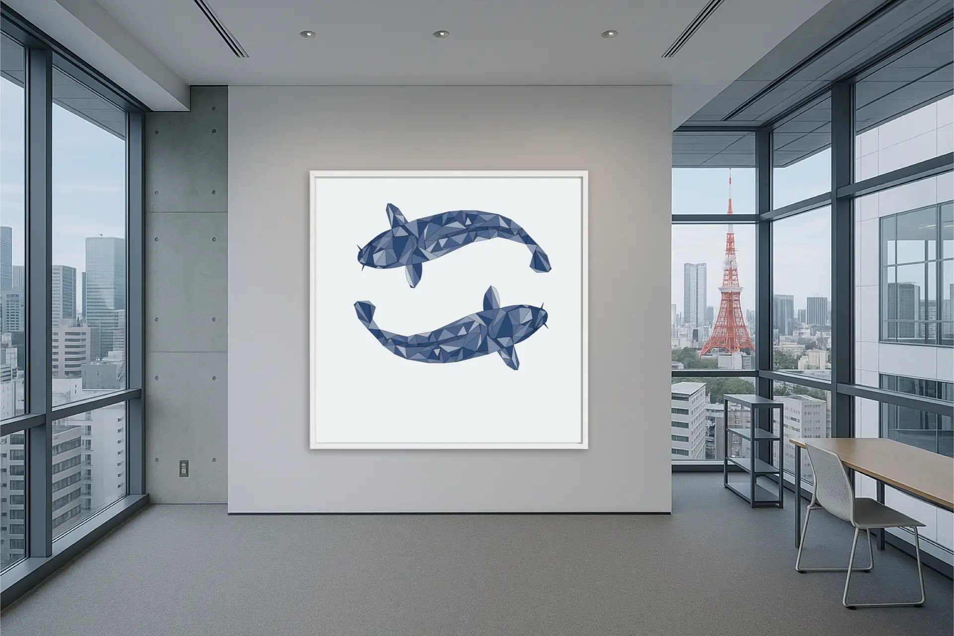 Christof Hintze’s Blue In a Square: 250+ blue square works – iconic, clear, unmistakable. For diversity, democracy, and a positive culture of remembrance. Shaped by life’s most defining moments.

