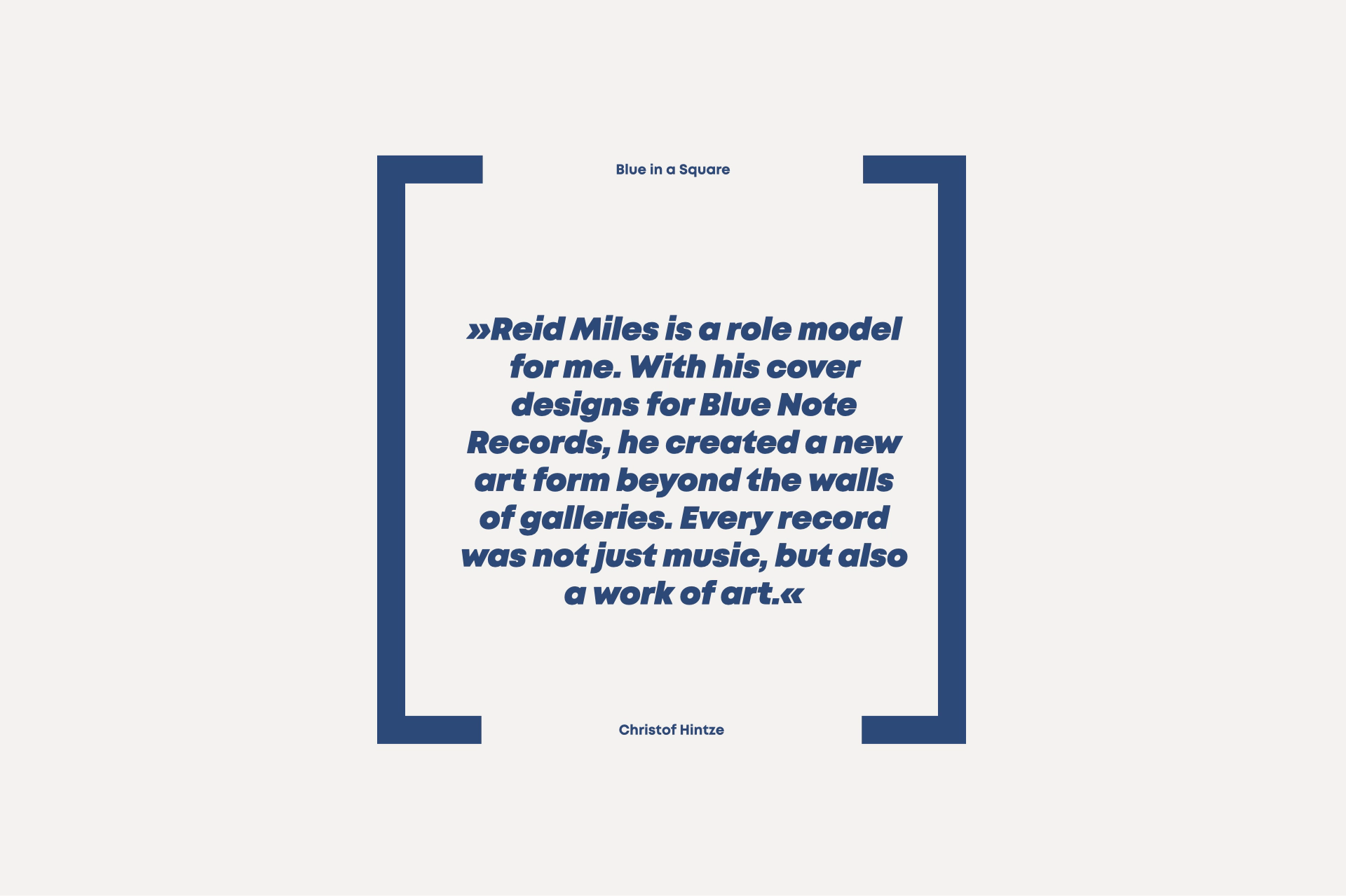 Christof Hintze’s Blue In a Square: 250+ blue square works – iconic, clear, unmistakable. For diversity, democracy, and a positive culture of remembrance. Shaped by life’s most defining moments.