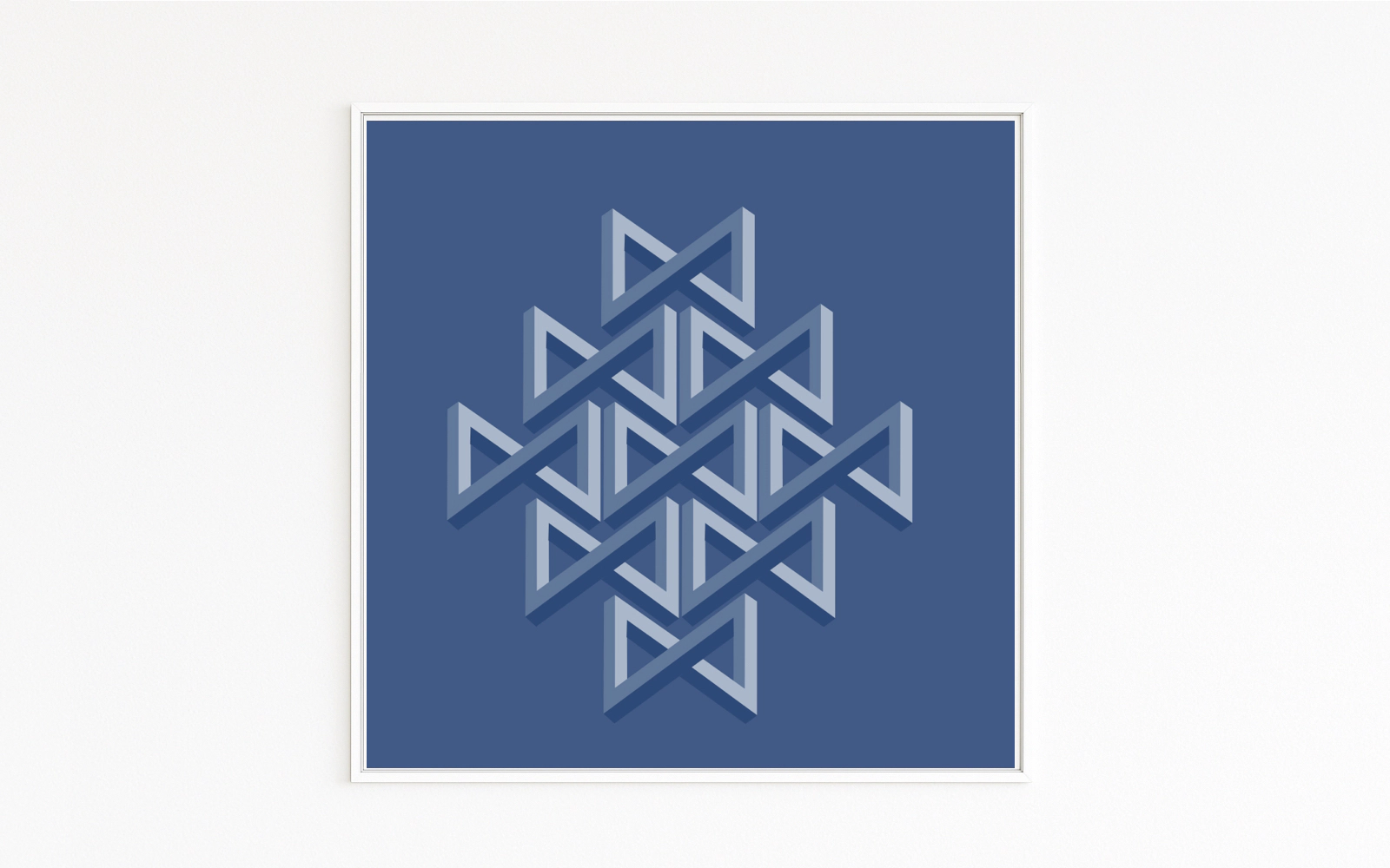 SPACE arranges interlocking triangular frames into a floating object. Isometric edges with light and shadow create depth, clear geometric forms, and a calm rhythm. SPACE arranges interlocking triangular frames into a floating object. Isometric edges with light and shadow create depth, clear geometric forms, and a calm rhythm.