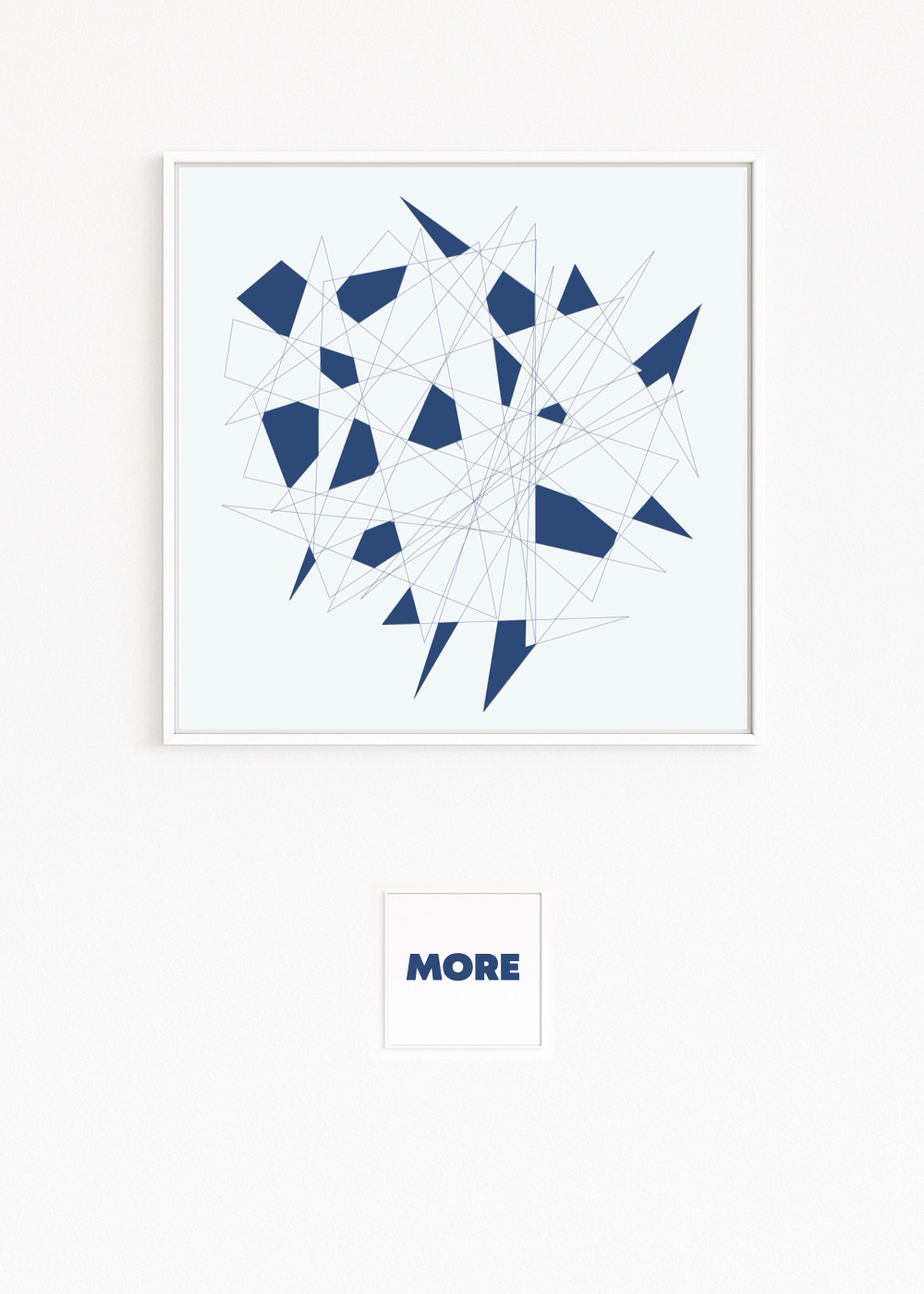 Asymmetry. Chaotic dynamics. Aesthetic field of tension. Sharp angles. Fine art. 