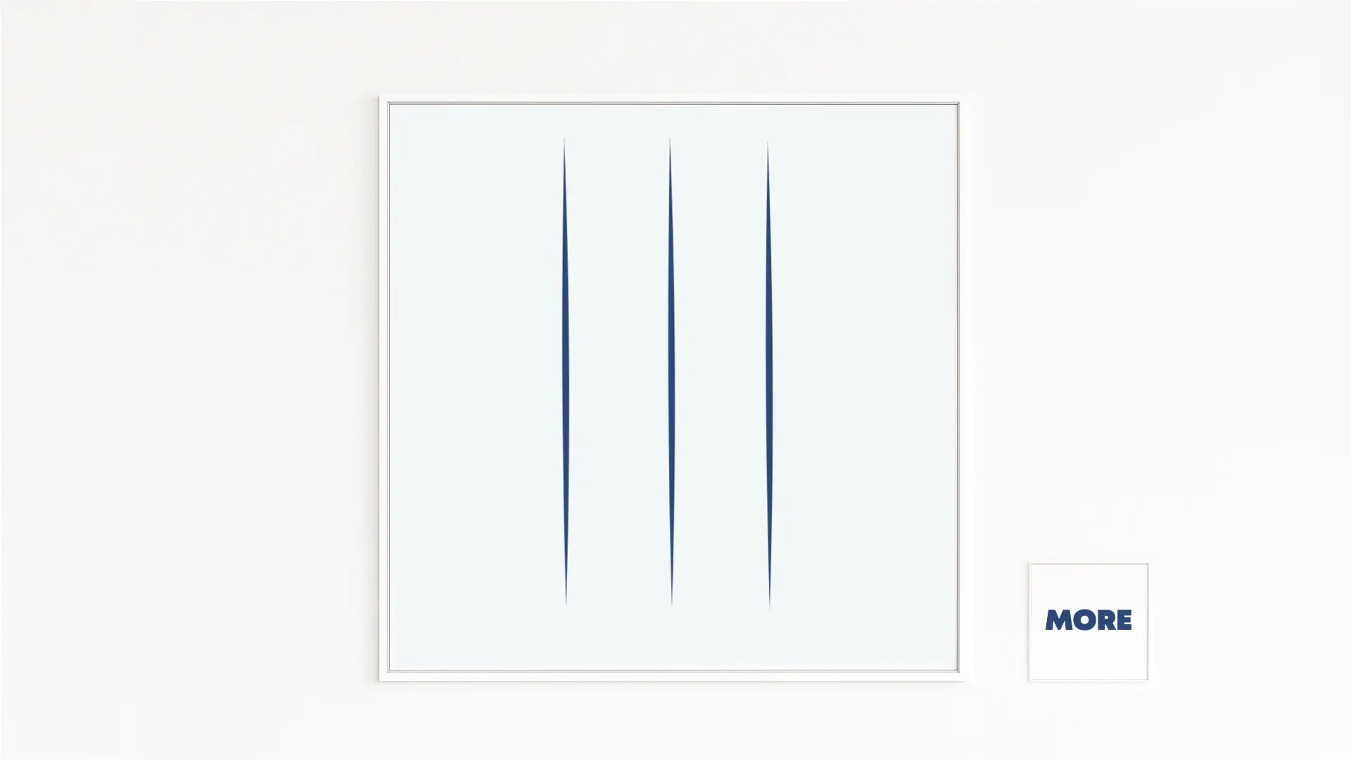 FONTANA OPENING | Three vertical cuts open up new spaces and other dimensions | Homage to Fontana | Space and depth | Curiosity, taking new paths | Buy as a high-quality fine art print directly online in the webshop