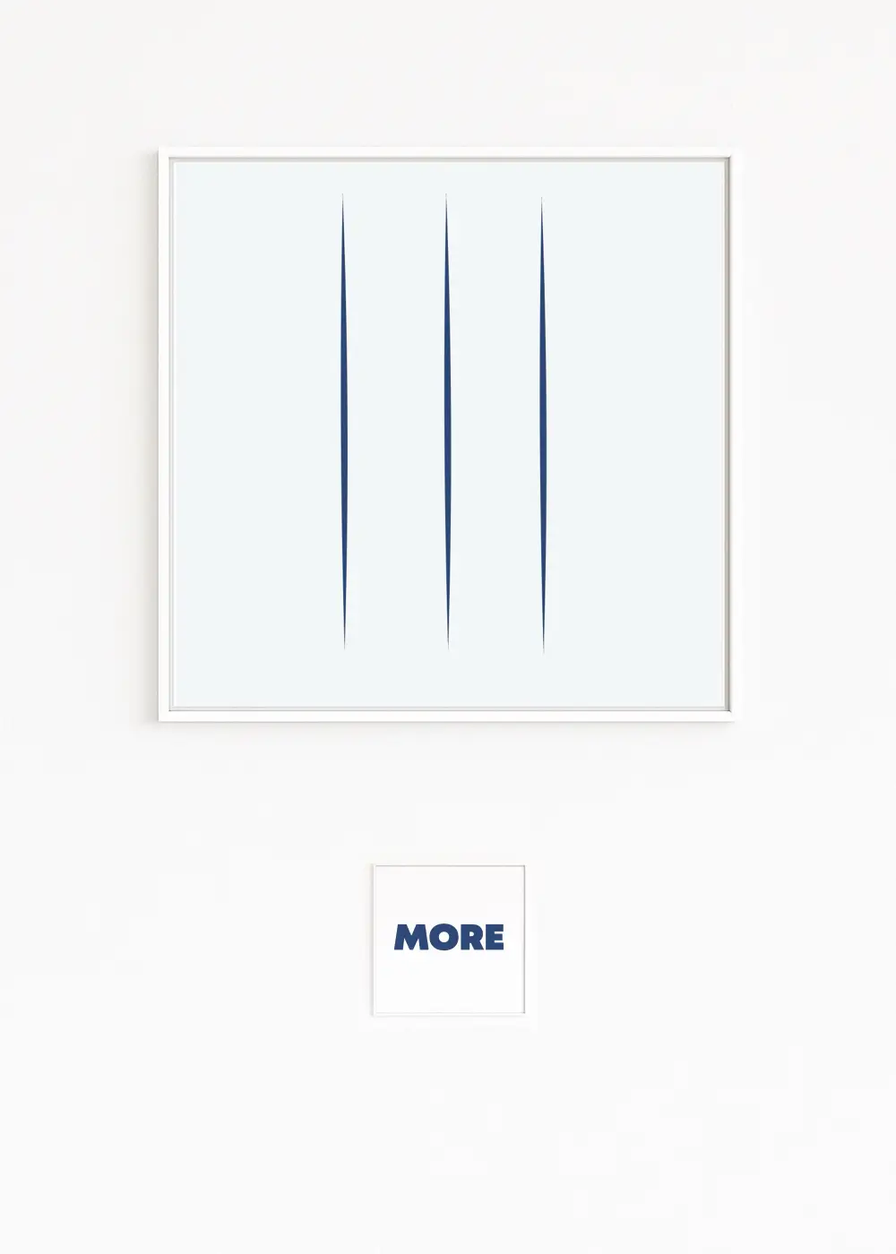 FONTANA OPENING | Three vertical cuts open up new spaces and other dimensions | Homage to Fontana | Space and depth | Curiosity, taking new paths | Buy as a high-quality fine art print directly online in the webshop