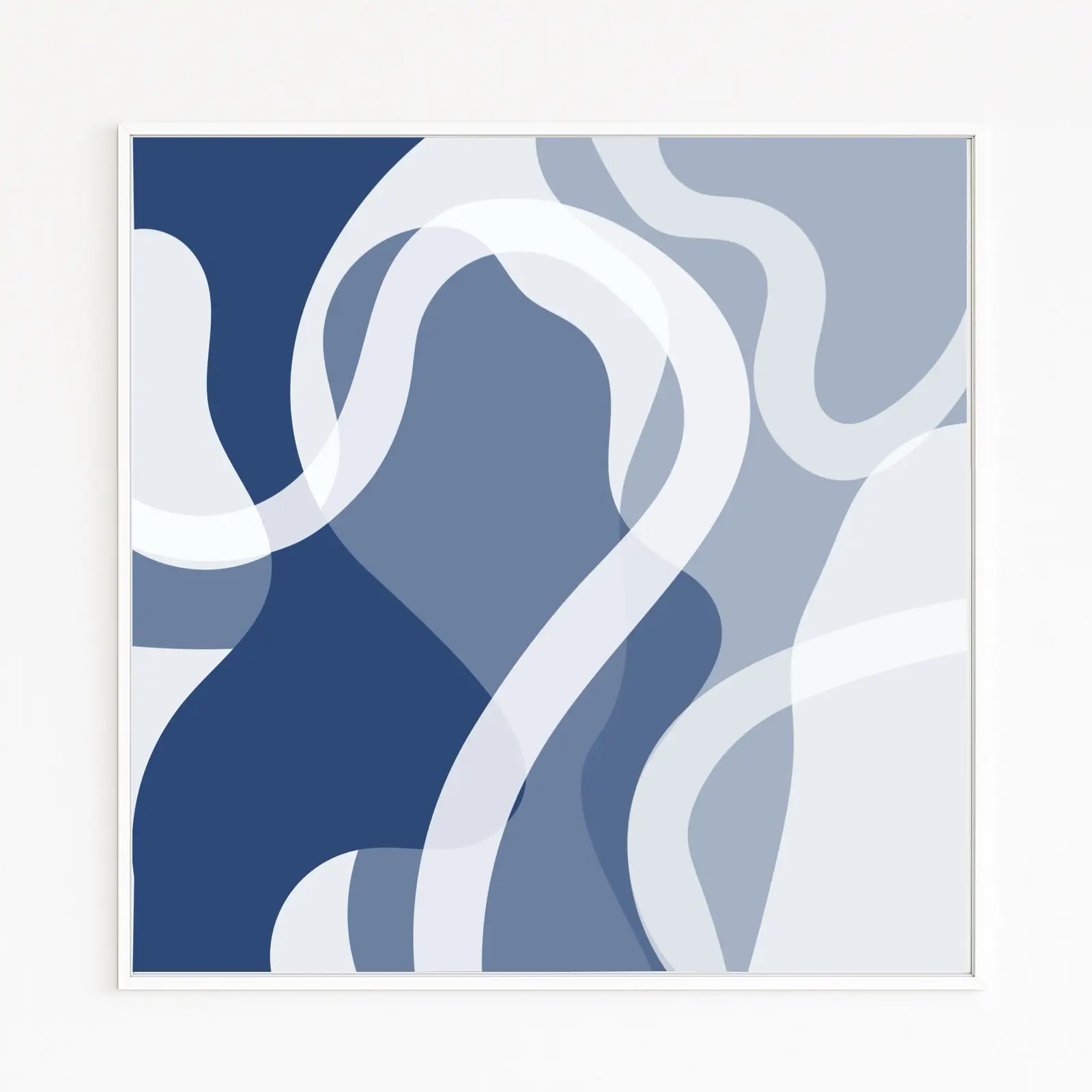 174-river-course-river-flow-bends-curves-nature-riverbed-natural-water-organic-paths-blue-white-art-buy-online-content-small RIVER COURSE | Abstract, organic river shapes in blue and white with interwoven lines and spatial depth | River with natural bends and curves | Water, nature | Fine art prints available for direct online purchase