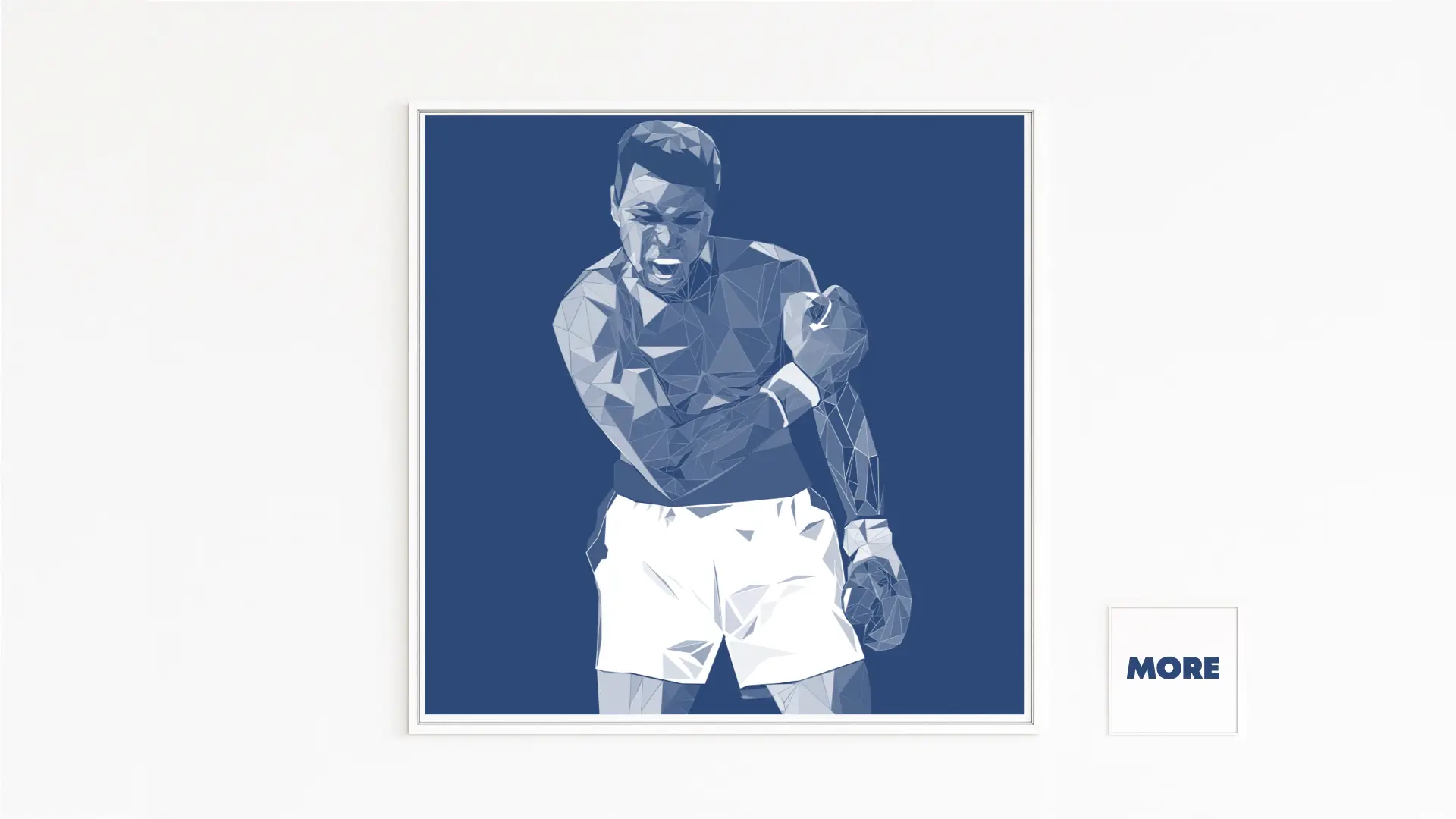 Muhammad Ali. GOAT. Erste Weltmeisterschaft 1964 Miami gegen Sonny Liston. Triumph. Sport Geschichte. Neue, einzigartige, unverwechselbare Kunstserie