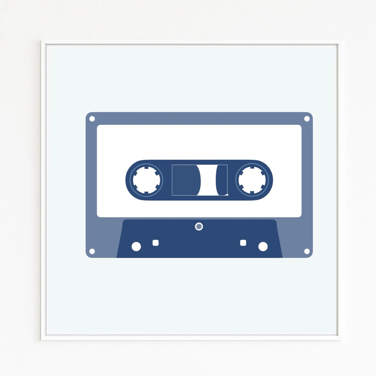 Contemporary Art Daily | Image: tape cassette | Retro design | Classic | Music history | 80s cult | ArtViewer | Current art series in the online gallery