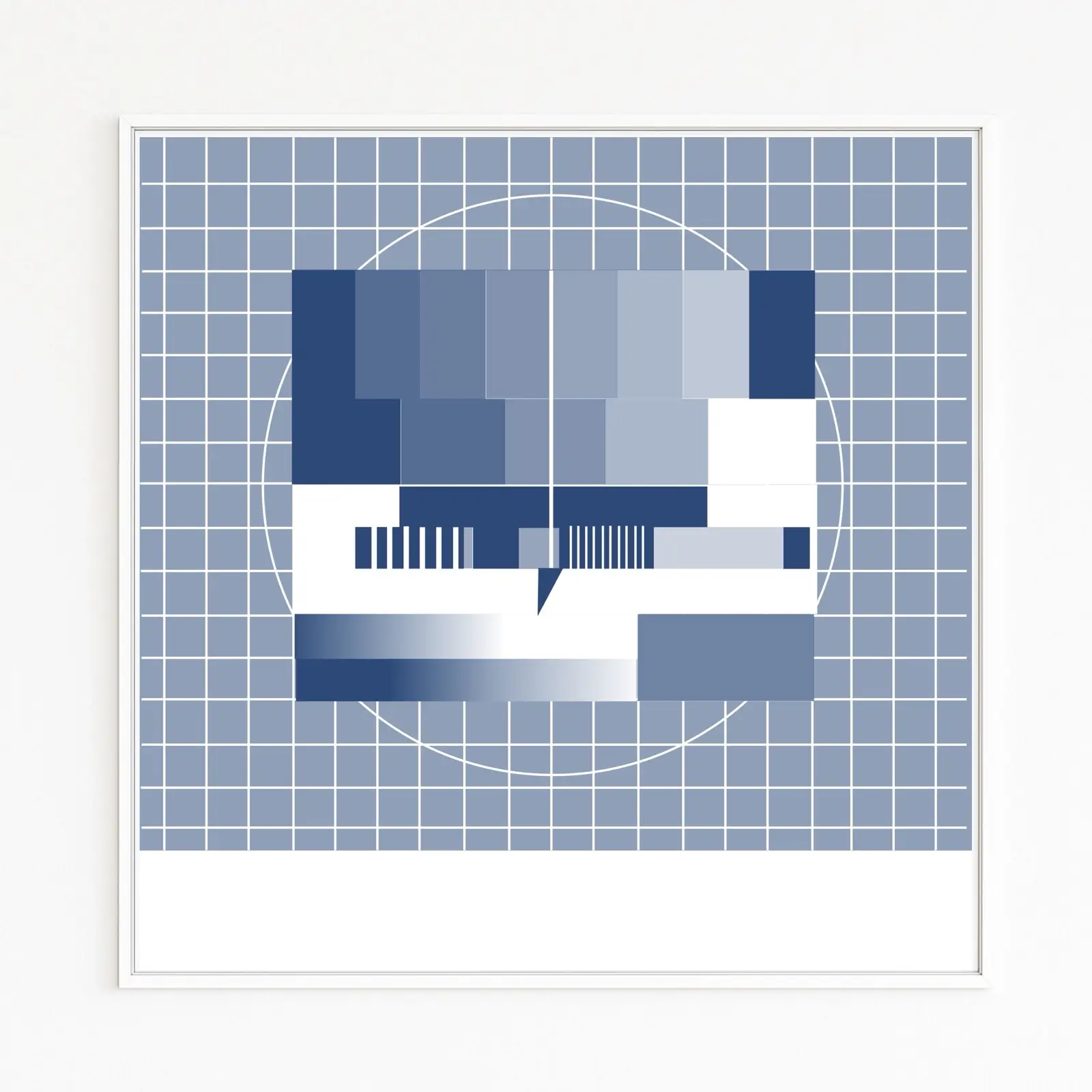 News from the art world | Keynography Art | Modern art scene | Digital art | Motif: TV sign-off test pattern | Online art market | Art platform
